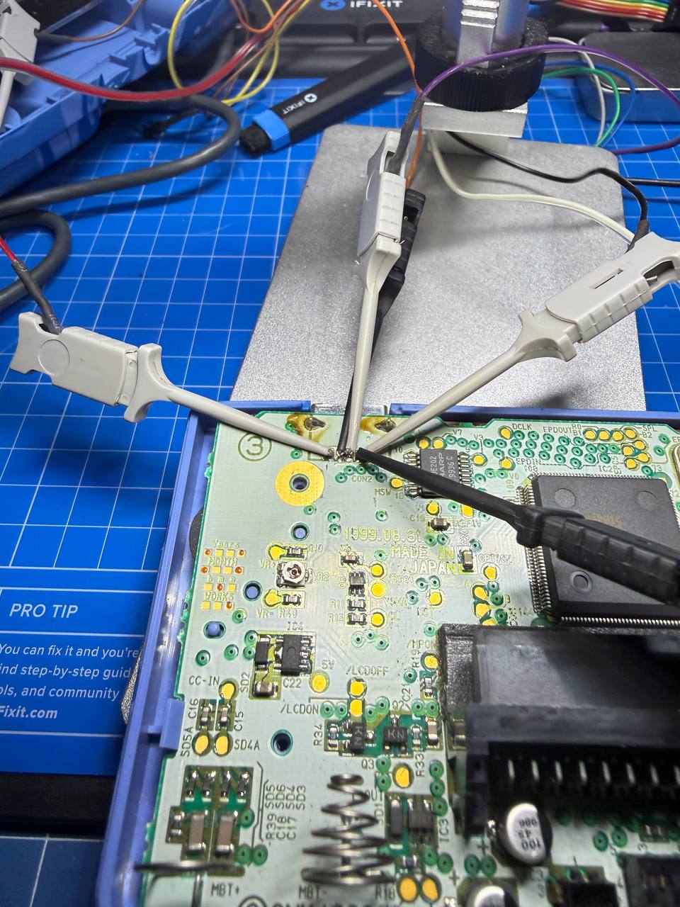 Probing the mainboard
